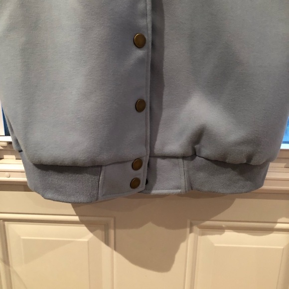 Hilary MacMillan Blue Varsity Jacket Size L - Picture 4 of 7